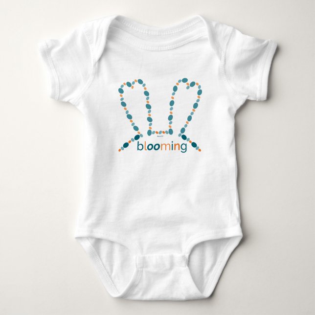 Blooming, blooming, florece... baby bodysuit (Front)