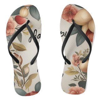 Blooming Blossom Flip Flops