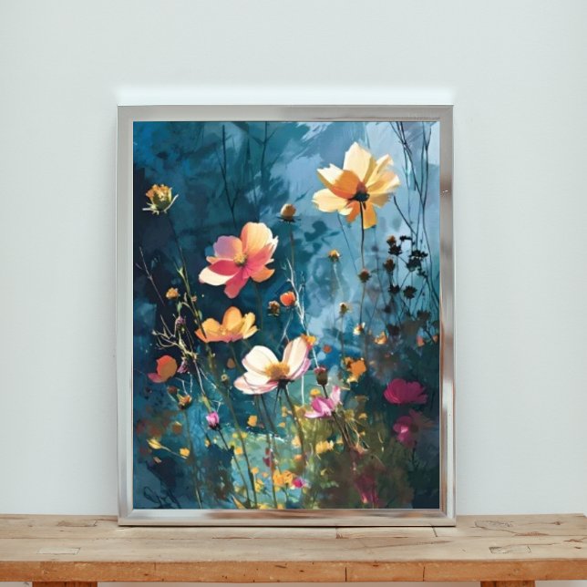 Blooming Blue Meadow Photo Print (Creator Uploaded)