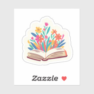 Blooming Book Book Lover Flowers Floral Pretty