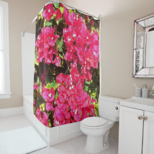 Blooming Bougainvillea Shower Curtain
