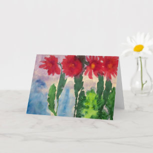 Blooming Cacti   Emil Nolde   Card