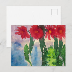 Blooming Cacti Emil Nolde Postcard