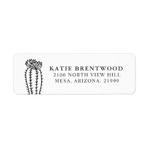 Blooming Cactus   Return Address