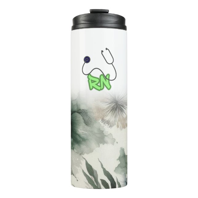 Blooming Care - RN Edition Thermal Tumbler (Front)
