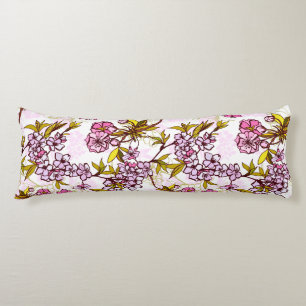Blooming Cherry Blossom Pattern Body Cushion