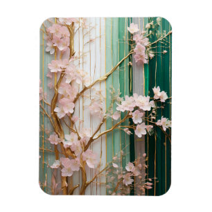 Blooming Cherry Blossoms Wall Magnet