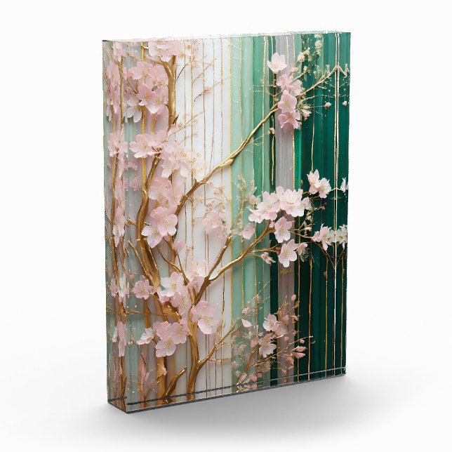 Blooming Cherry Blossoms Wall  Photo Block (Left)