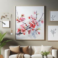Blooming Cherry Branch