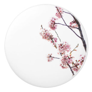 Blooming Cherry tree Ceramic Knob