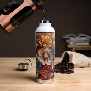 "Blooming Christmas Cheer" Water Bottle