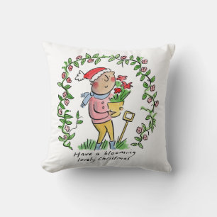 Blooming Christmas Cushion