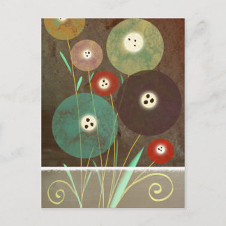 Blooming colourful Landscape Postcard