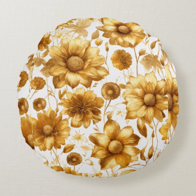 Blooming Comfort Round Cushion (Front)