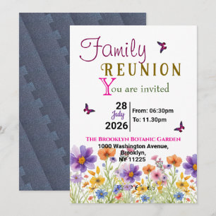 Blooming Connections Invitation