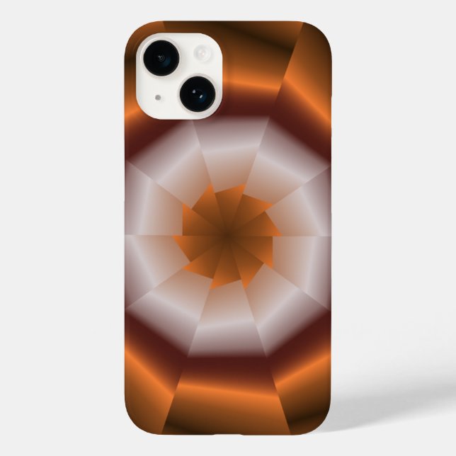 Blooming Copper Ribbon Case-Mate iPhone Case (Back)