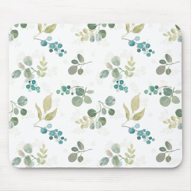 Blooming Delight Pattern Mouse Mat (Front)