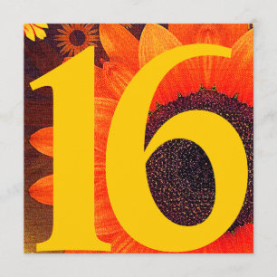 Blooming Dream Sweet Sixteen Invitation-Customise Invitation