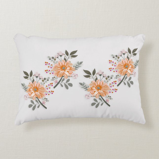Blooming Duet Decorative Cushion (Front)
