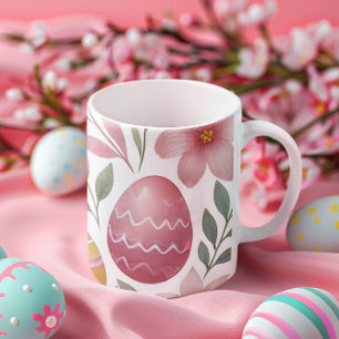 Blooming Easter Delight: Floral Mug 