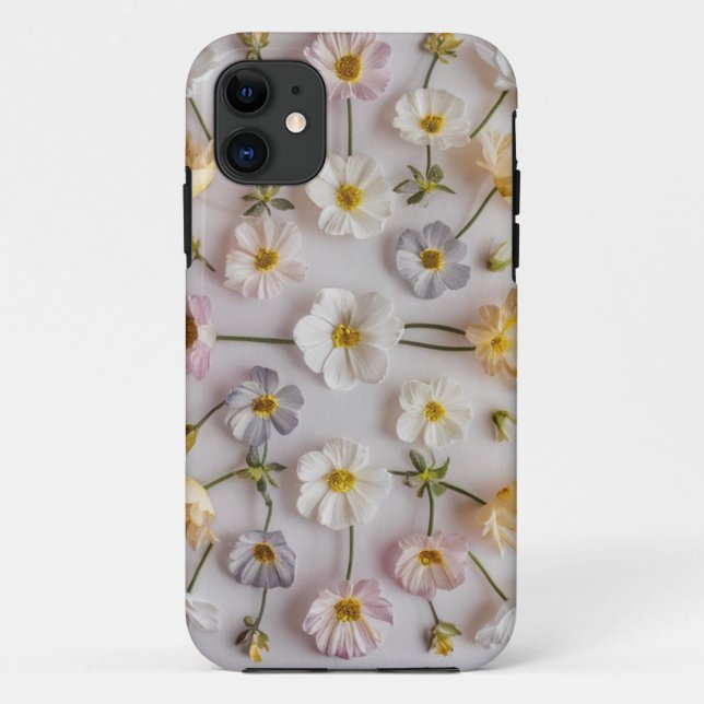 Blooming Elegance - Floral iPhone Case (Back)