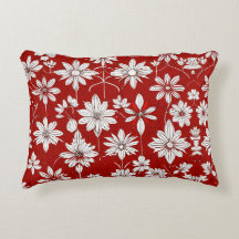 Blooming Elegance: Floral Throw Pillow