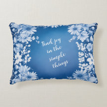 Blooming Elegance: Floral Throw Pillow