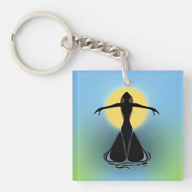 Blooming Female Key Ring (Front)