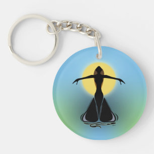 Blooming Female Key Ring