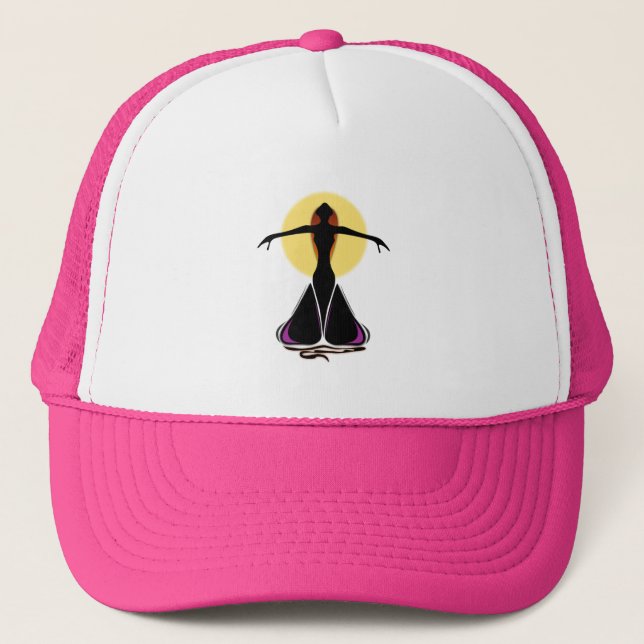 Blooming Female Trucker Hat (Front)