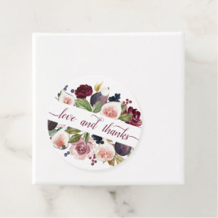 Blooming Figs Moody Rustic Love and Thanks Favour Tags