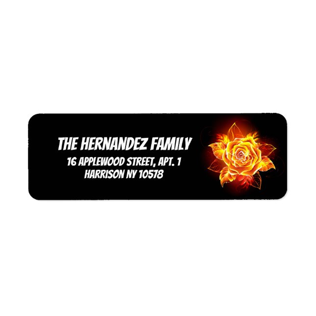 Blooming Fire Rose (Front)