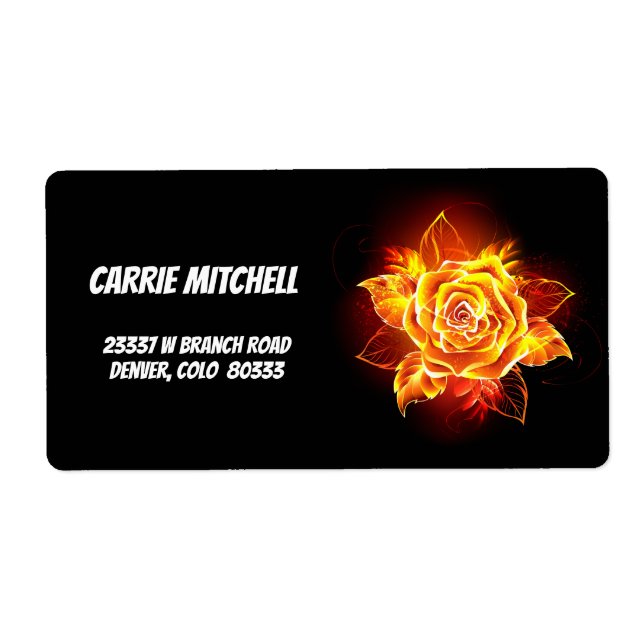 Blooming Fire Rose (Front)