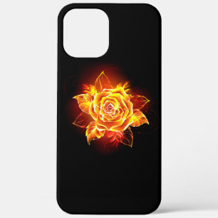 Blooming Fire Rose iPhone 12 Pro Max Case