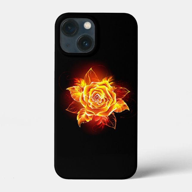 Blooming Fire Rose Case-Mate iPhone Case (Back)