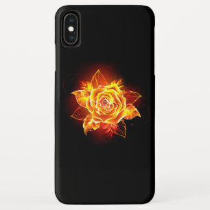 Blooming Fire Rose iPhone XS Max Case