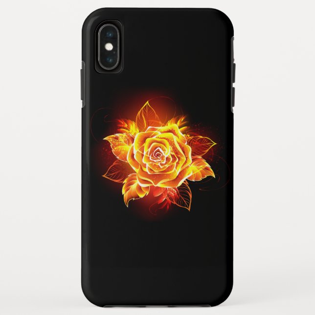 Blooming Fire Rose Case-Mate iPhone Case (Back)