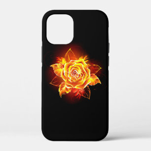 Blooming Fire Rose iPhone 12 Mini Case