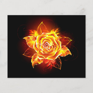 Blooming Fire Rose Flyer