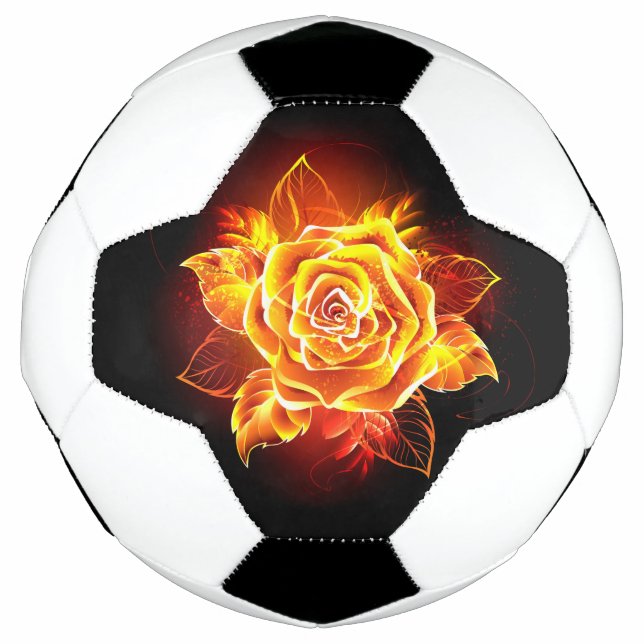 Blooming Fire Rose Football (Front)