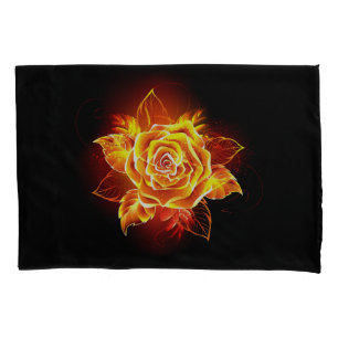 Blooming Fire Rose Pillowcase