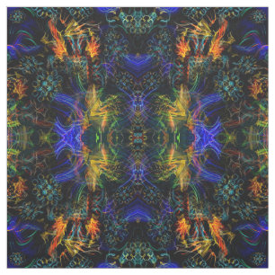 Blooming Fireworks Exotic Explosion Fabric