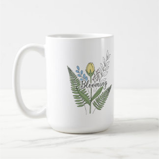 "Blooming" Floral & Botanical Coffee Mug