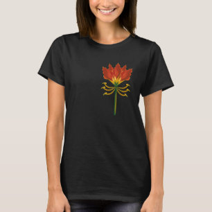 Blooming Flower Floral Illustration T-Shirt