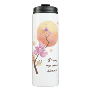 blooming flower  mother Day Thermal Tumbler
