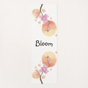blooming flower  yoga mat