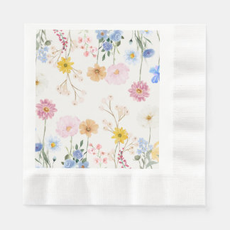 Blooming Flowers Napkin