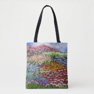 Blooming Garden/Garden in August Artwork/Painting Tote Bag