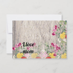 Blooming Garden Symphony Thank You Card