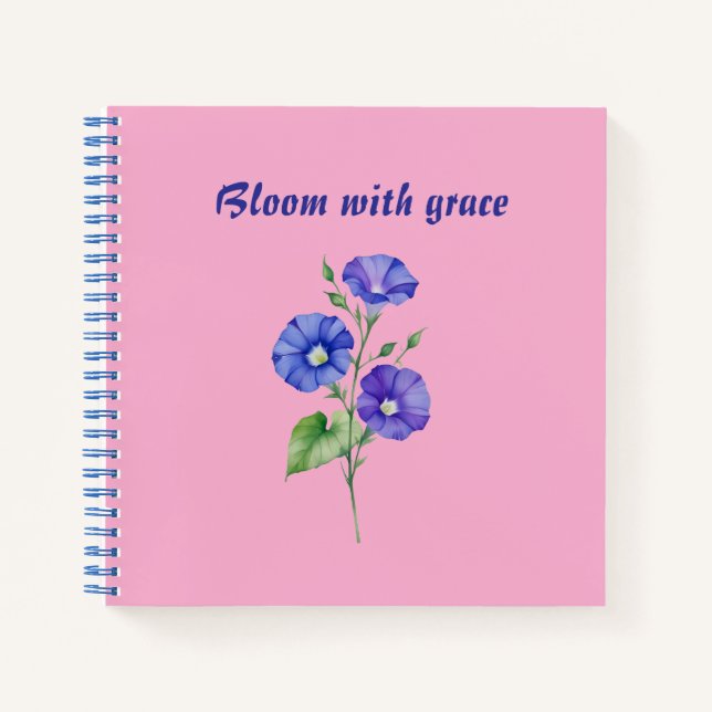 🌸 Blooming Grace Notebook 🌸 (Front)